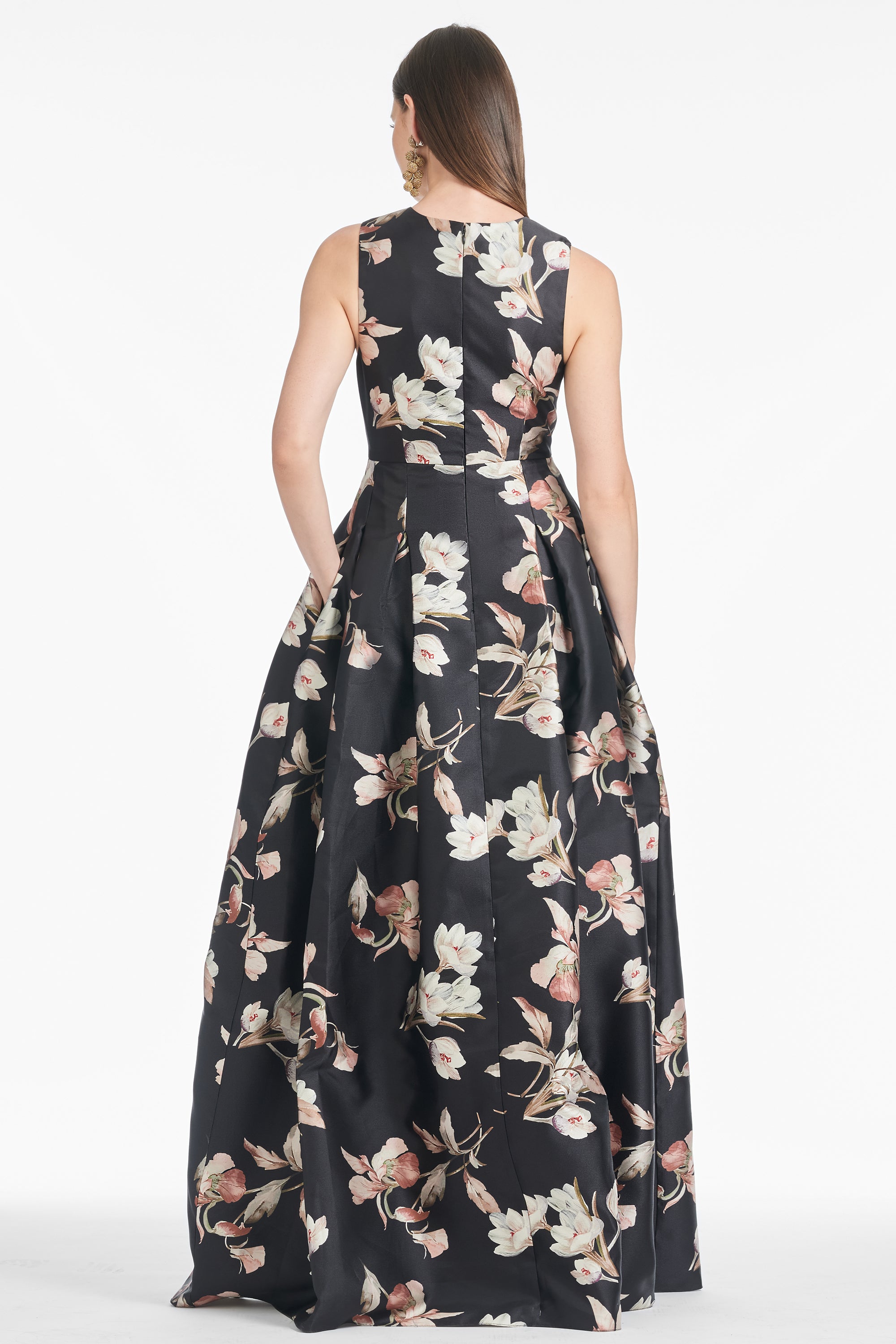 Brooke Gown - Black Venetia Petal