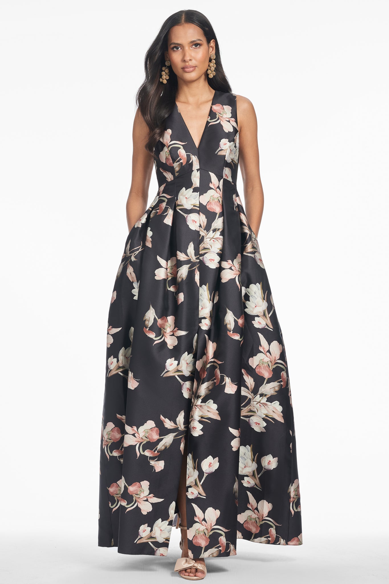 Brooke Gown - Black Venetia Petal