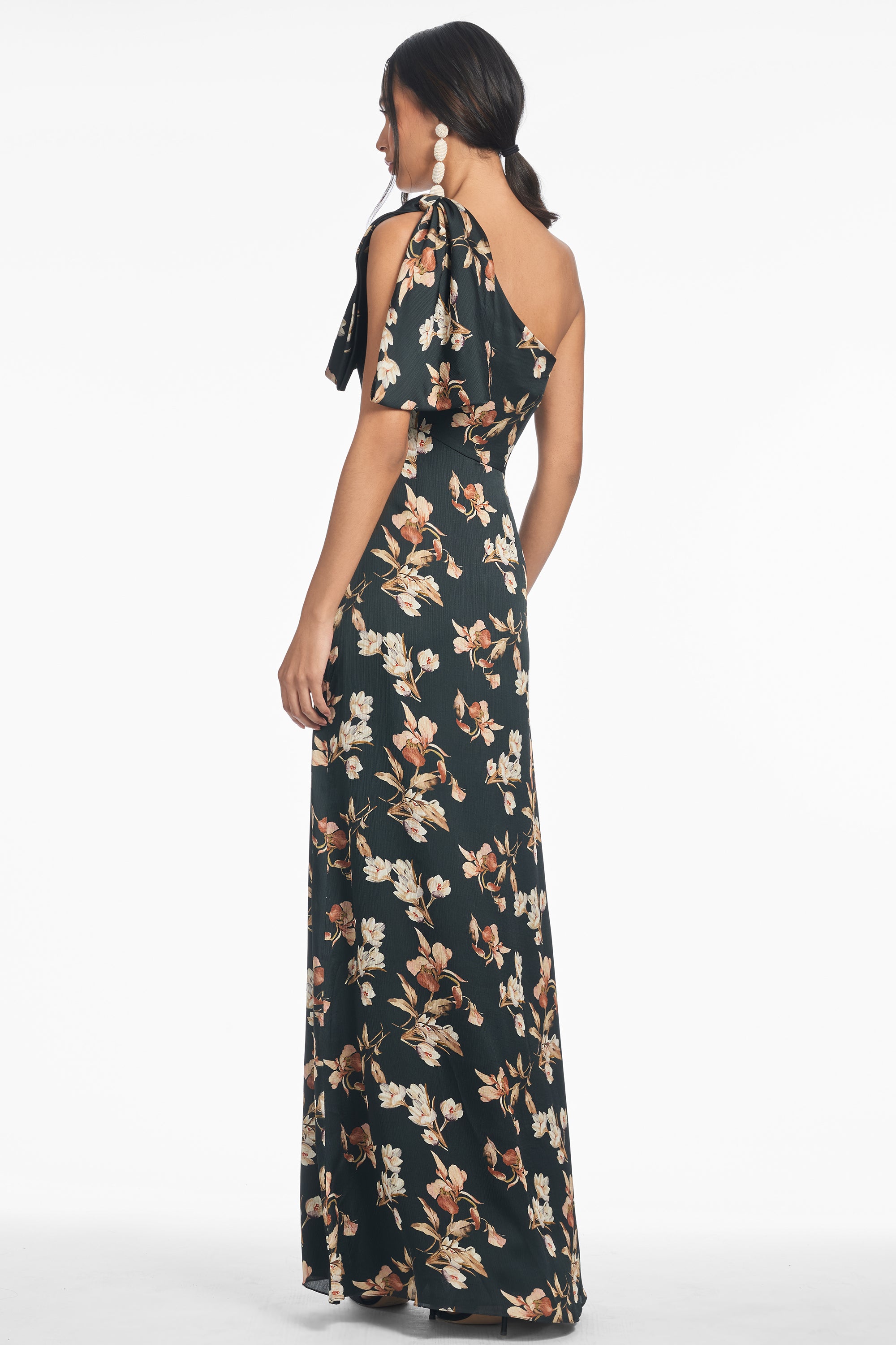 Chelsea Gown - Black Venetia Petal - Final Sale