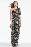 Chelsea Gown - Black Venetia Petal