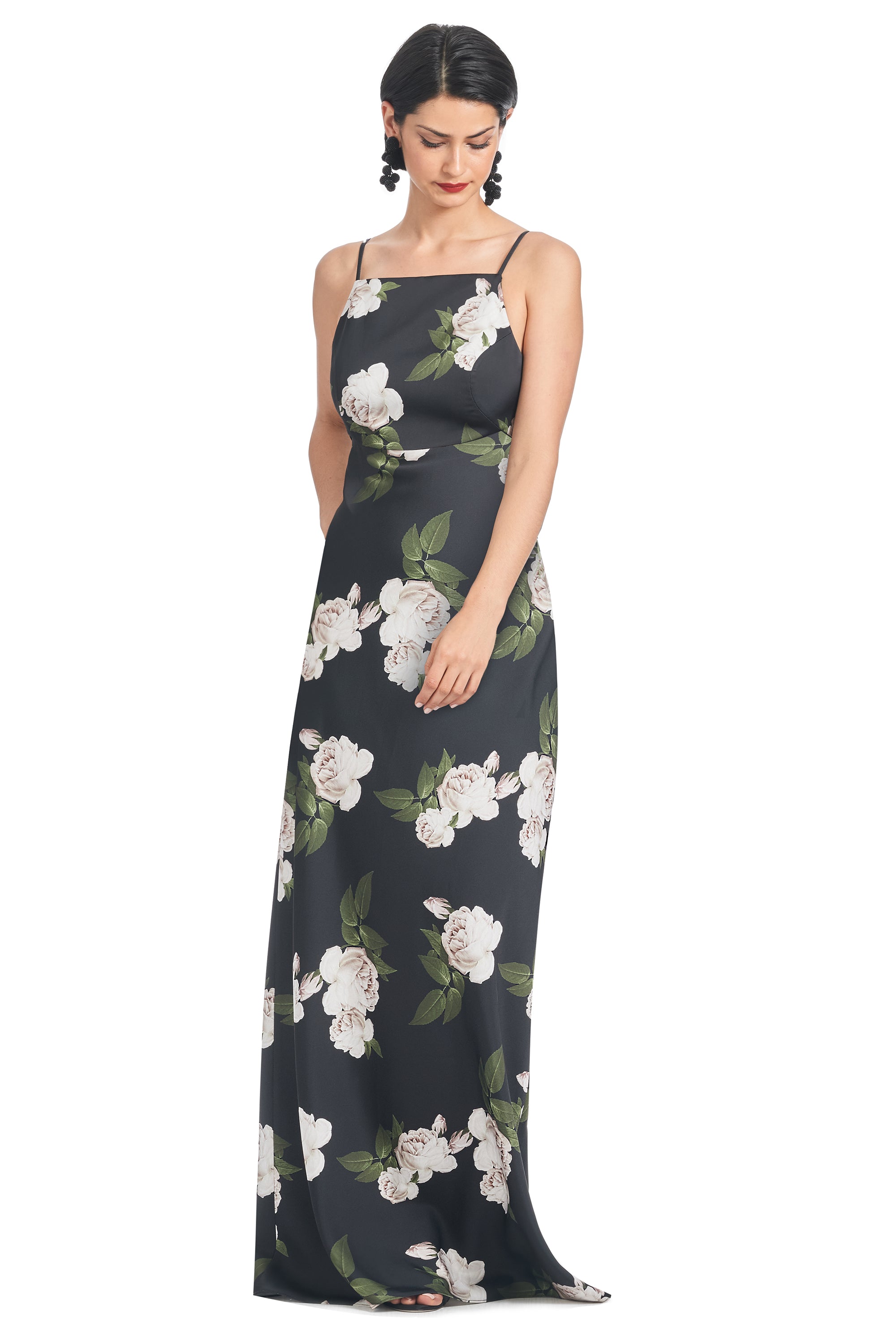 Shyla Gown - Obsidian Blooms - Final Sale