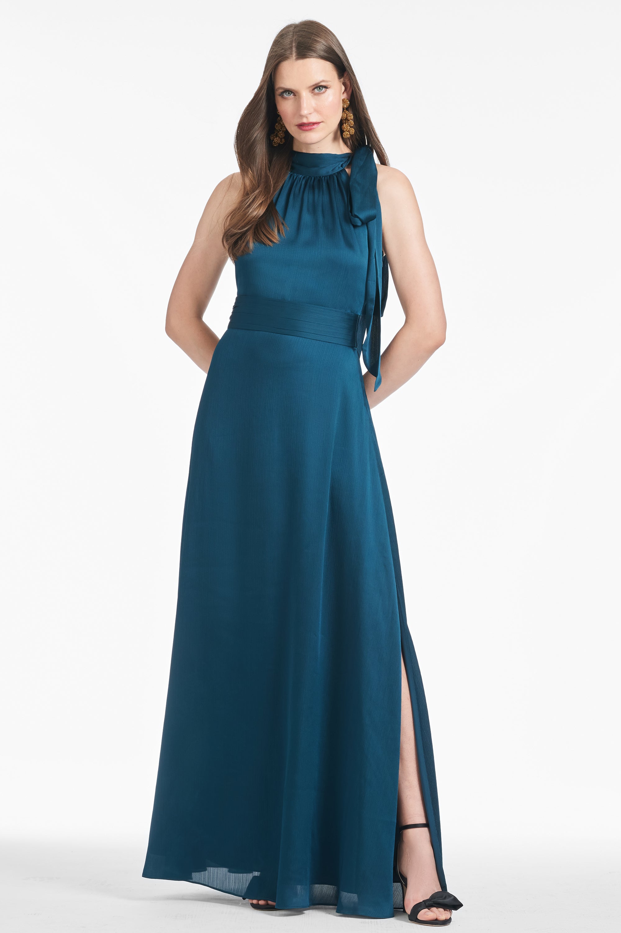 Kayla Gown - Bottle Green