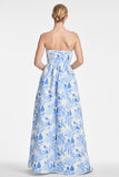 Isabeau Gown - Powder Azure Fields - Final Sale