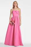 Isabeau Gown - Shocking Pink - Final Sale