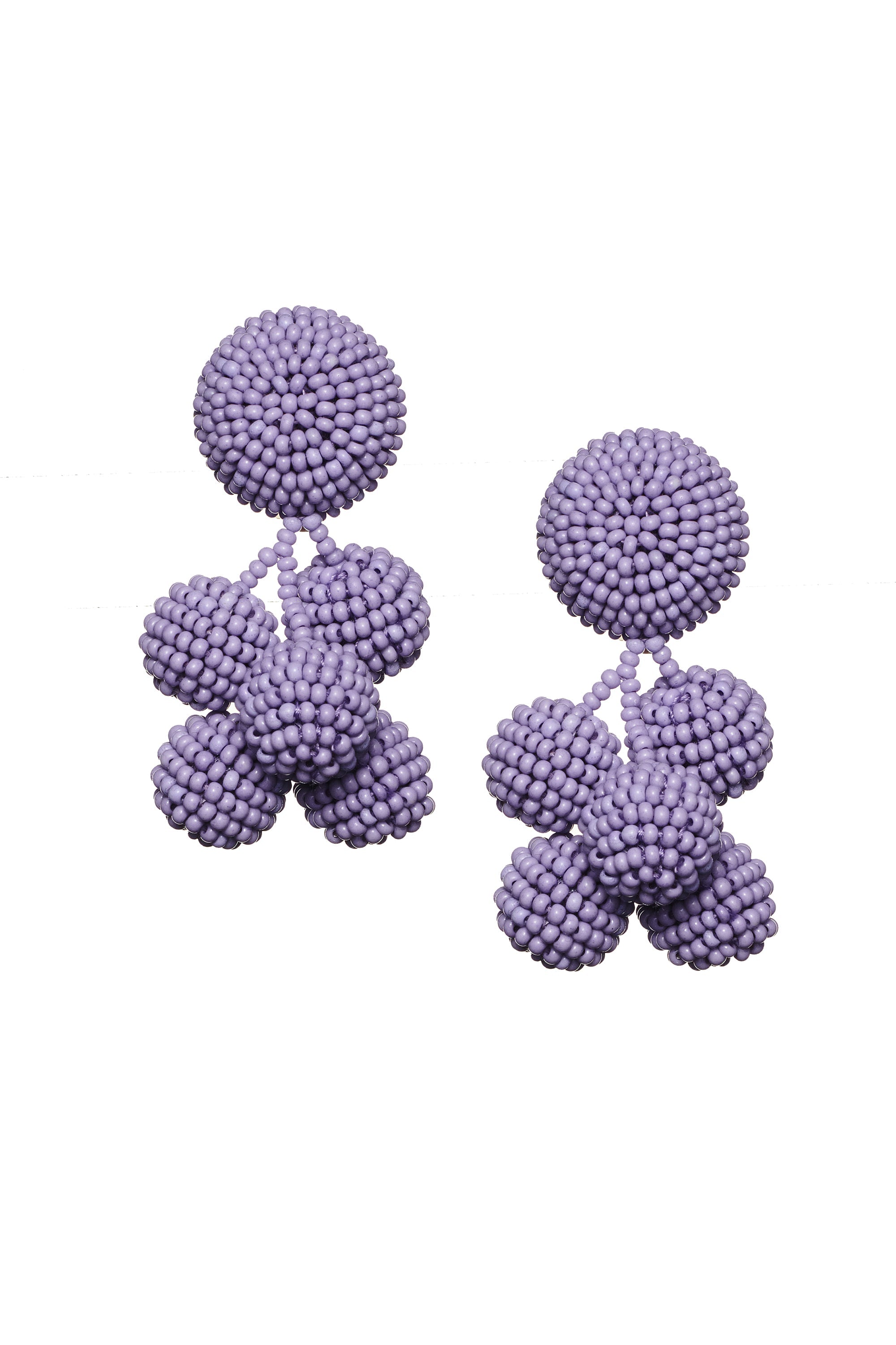 MINI COCONUTS EARRINGS - LILAC