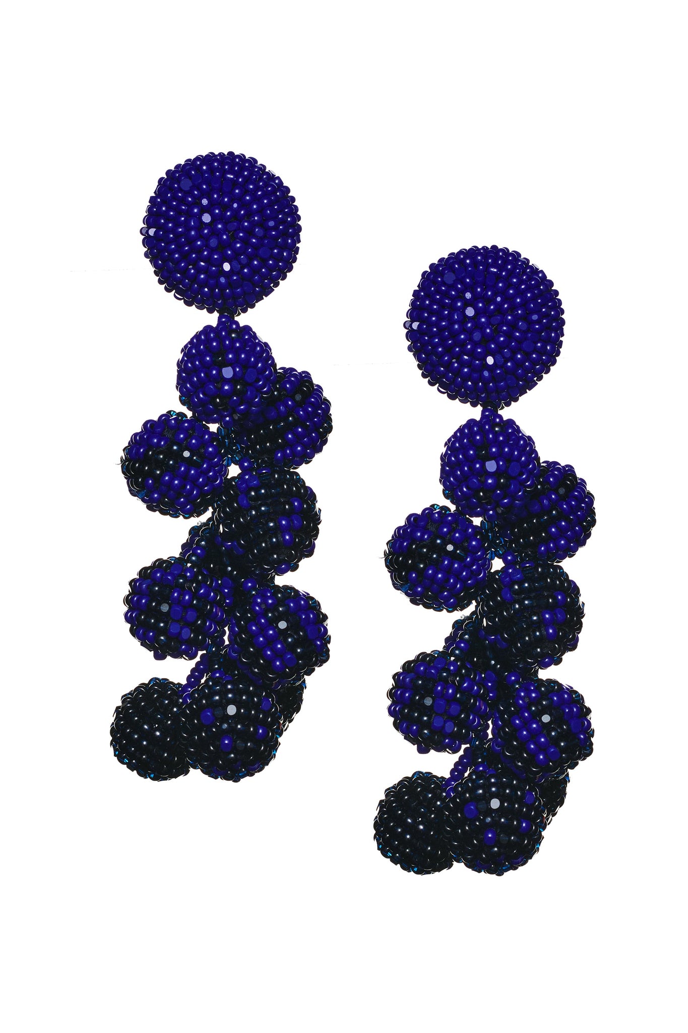 COCONUTS EARRINGS - IMPERIAL BLUE/NAVY