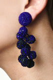 COCONUTS EARRINGS - IMPERIAL BLUE/NAVY