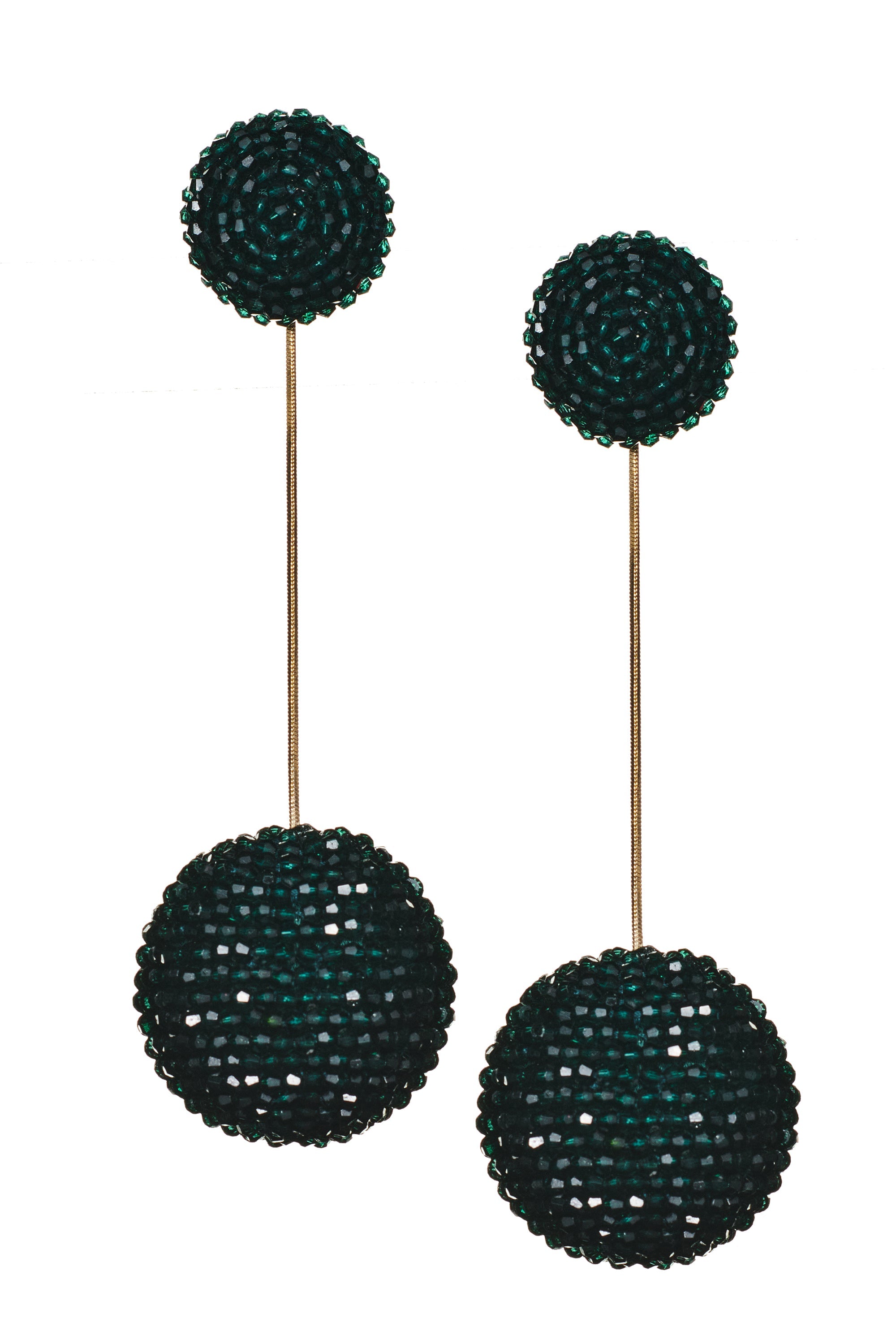 ARIA EARRINGS - EMERALD