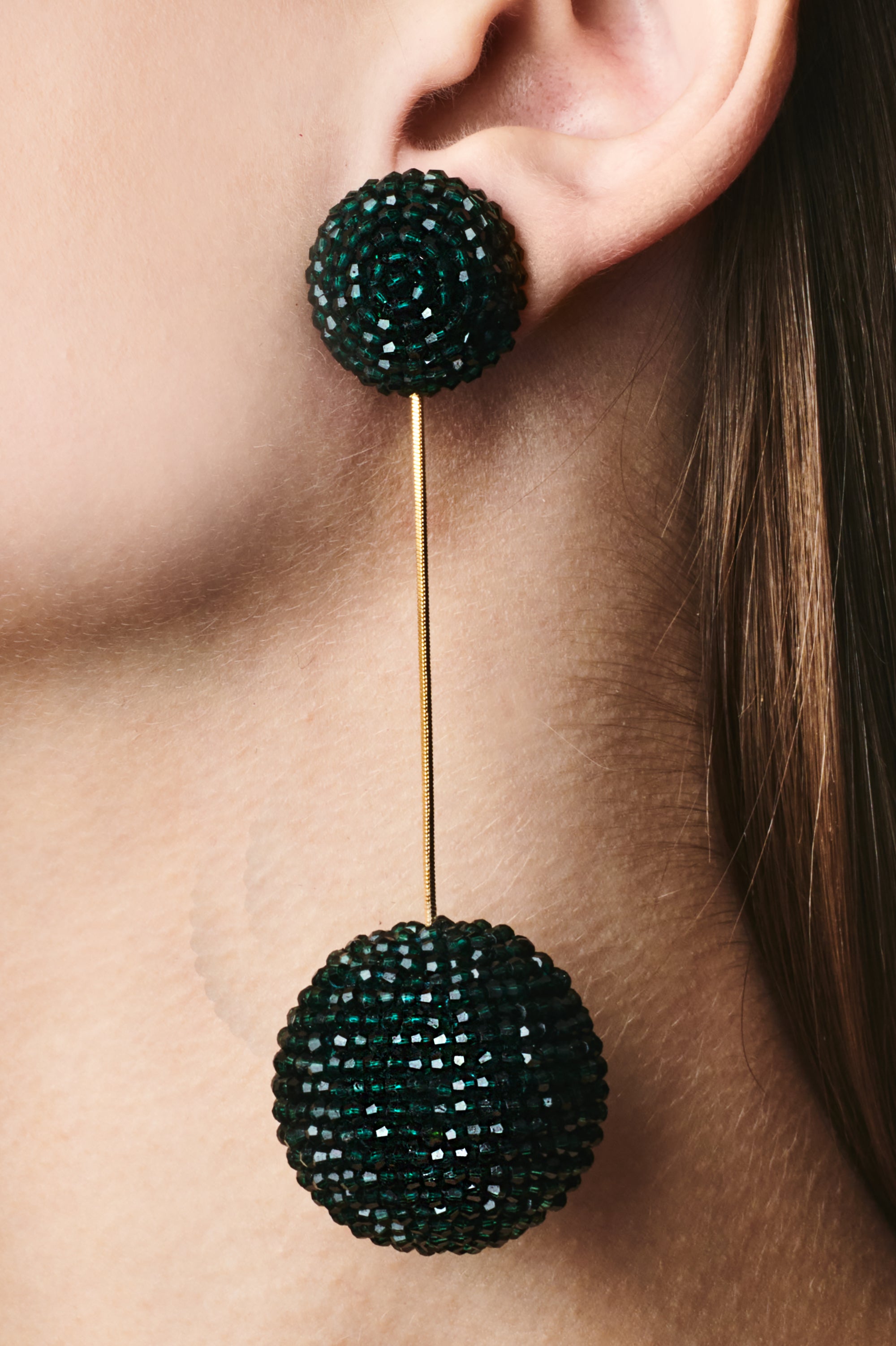 ARIA EARRINGS - EMERALD