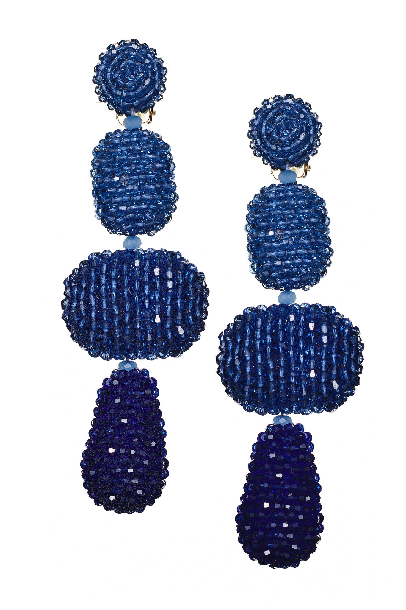 JOSEPHINE EARRINGS - AQUA OMBRE