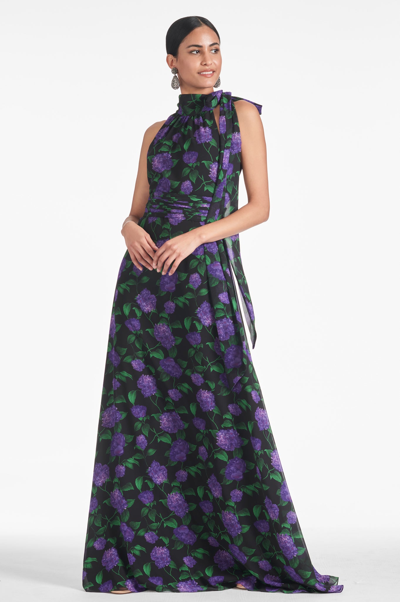 Kayla Gown - Violet Garden - Final Sale