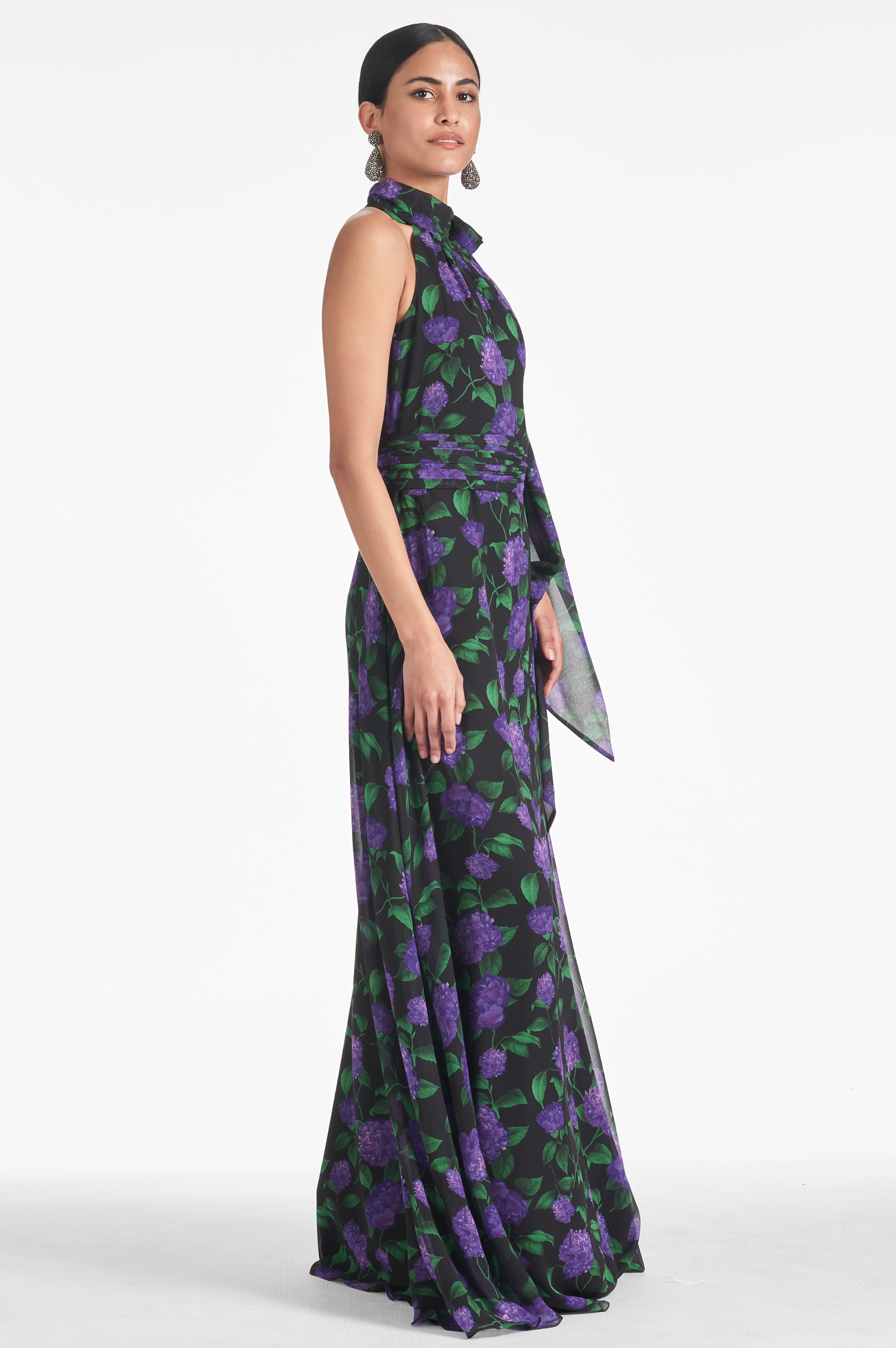 Kayla Gown - Violet Garden - Final Sale