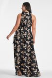 Kayla Gown - Black Venetia Petal