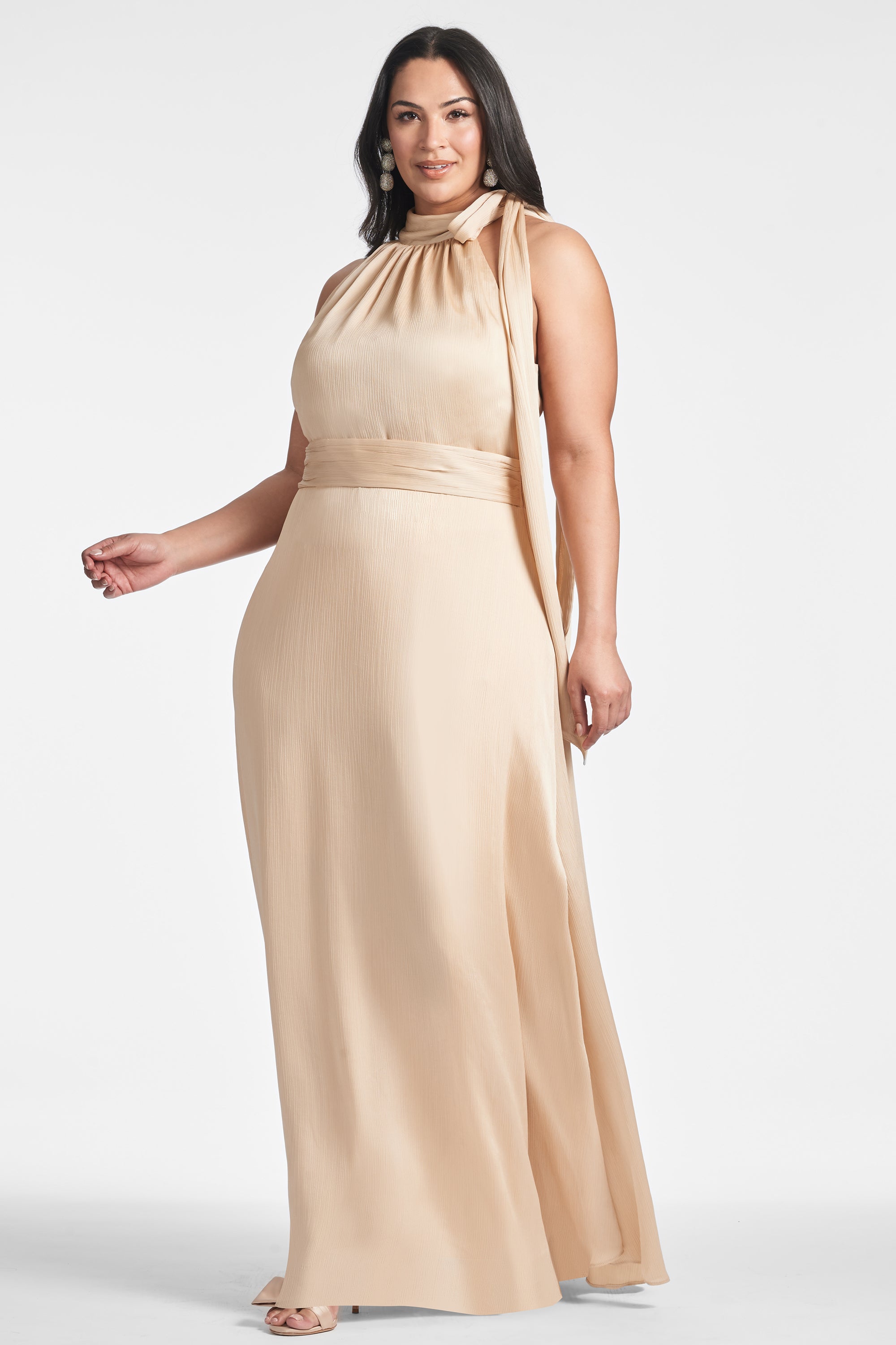 Kayla Gown - Champagne - Final Sale