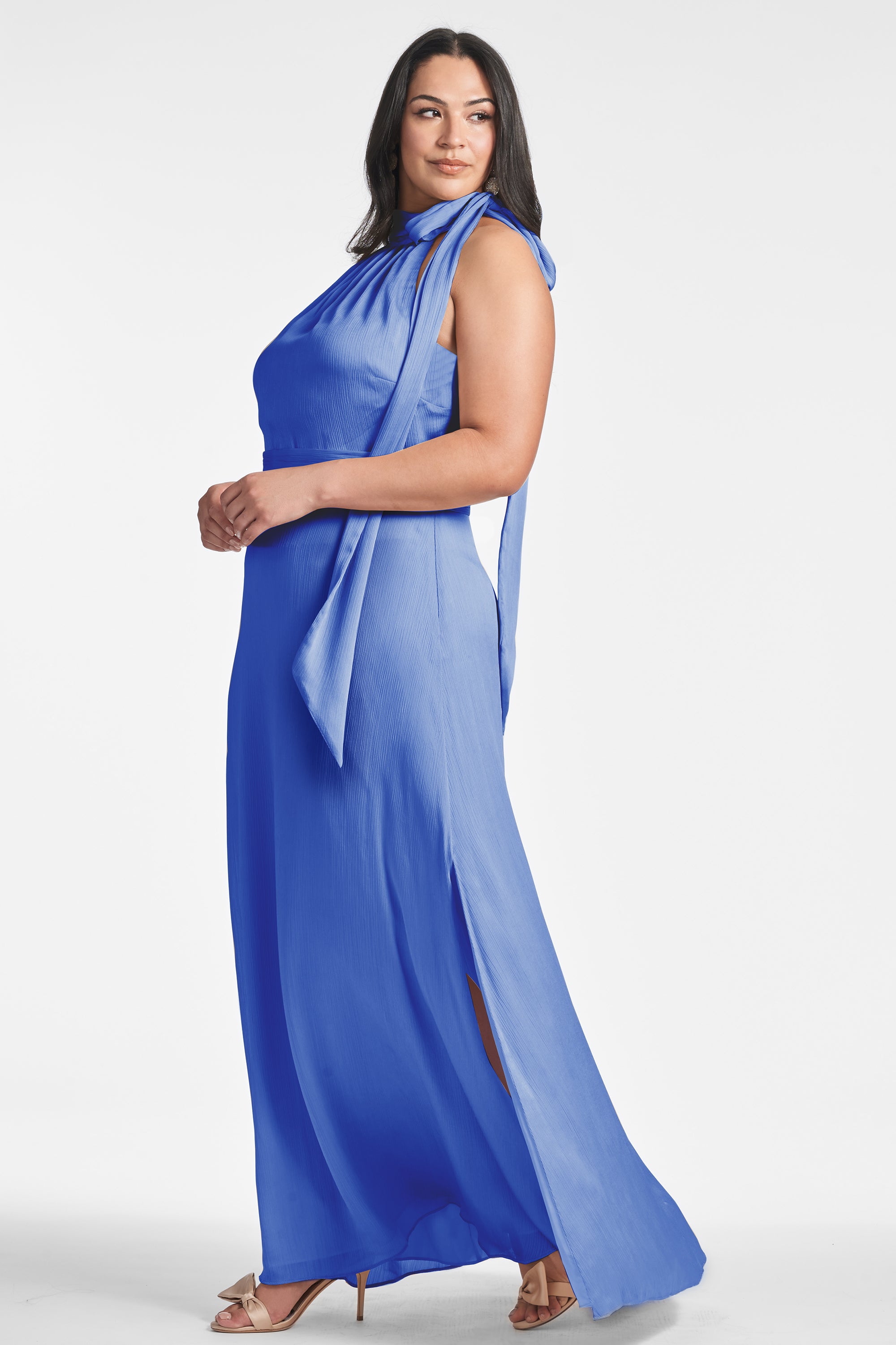 Kayla Gown In French Blue - Sachin & Babi