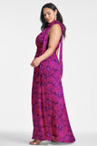 Kayla Gown - Magenta Bloom