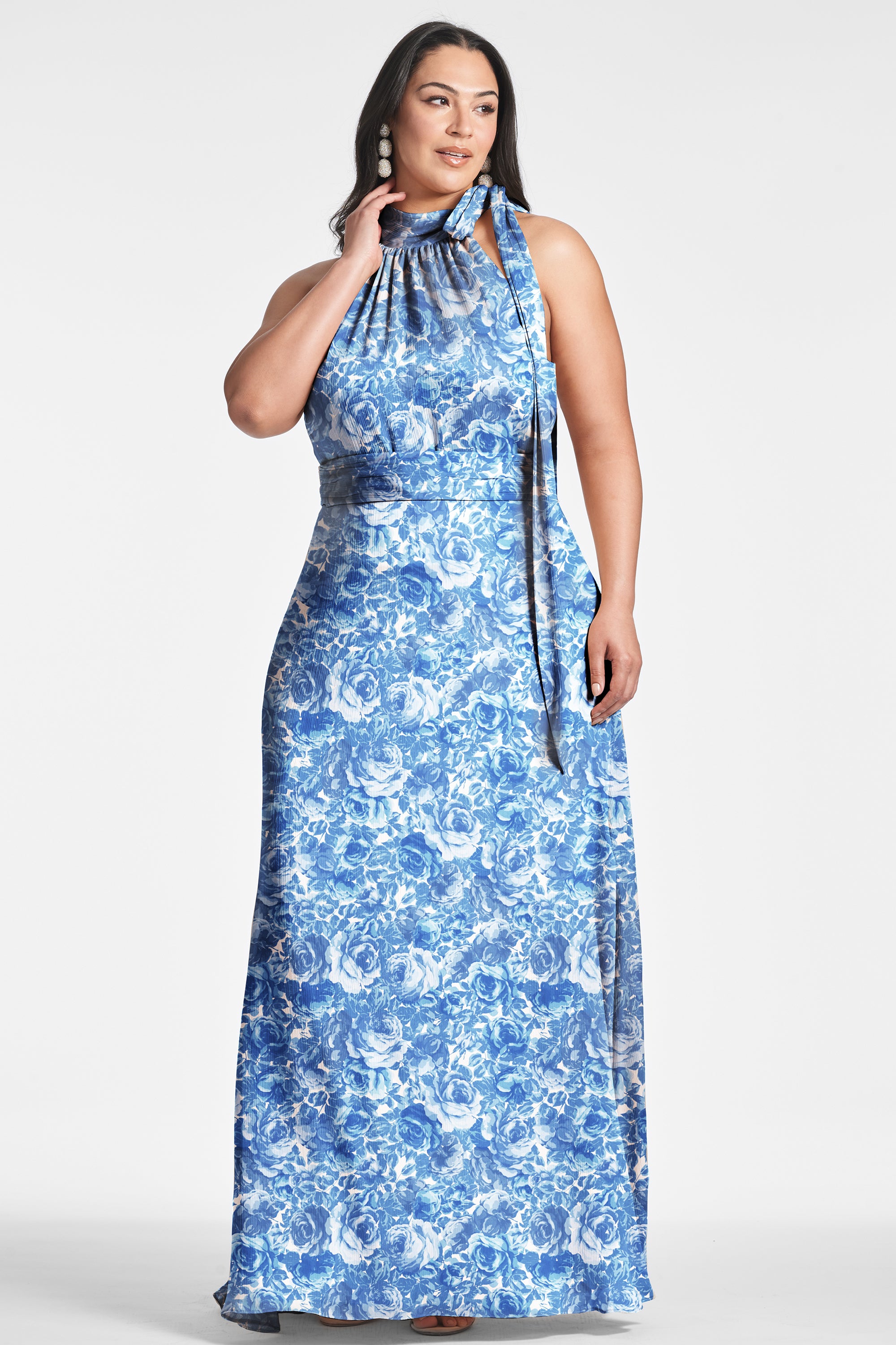 Kayla Gown - Mediterranean Blooms - Final Sale