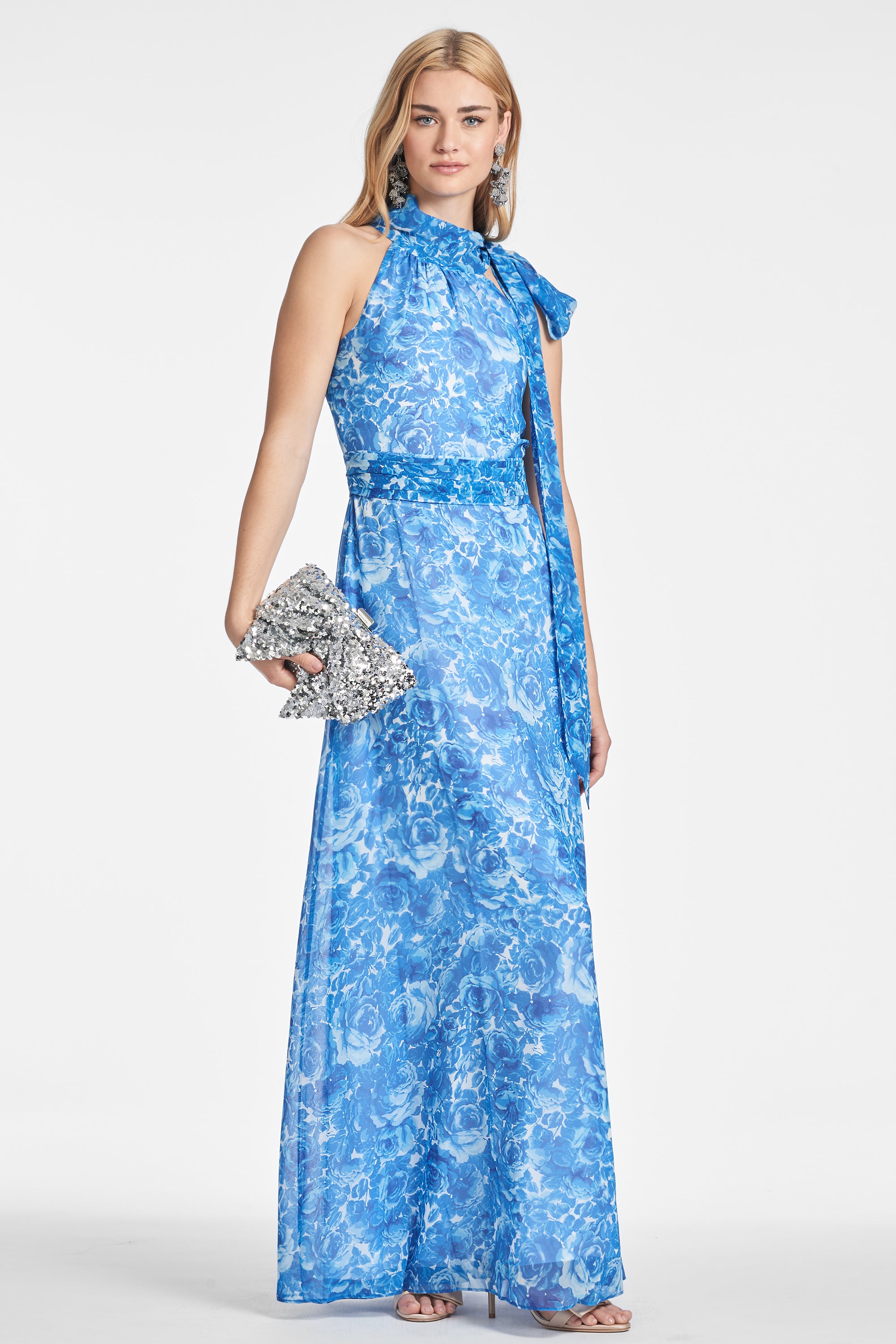 Kayla Gown - Mediterranean Blooms - Final Sale