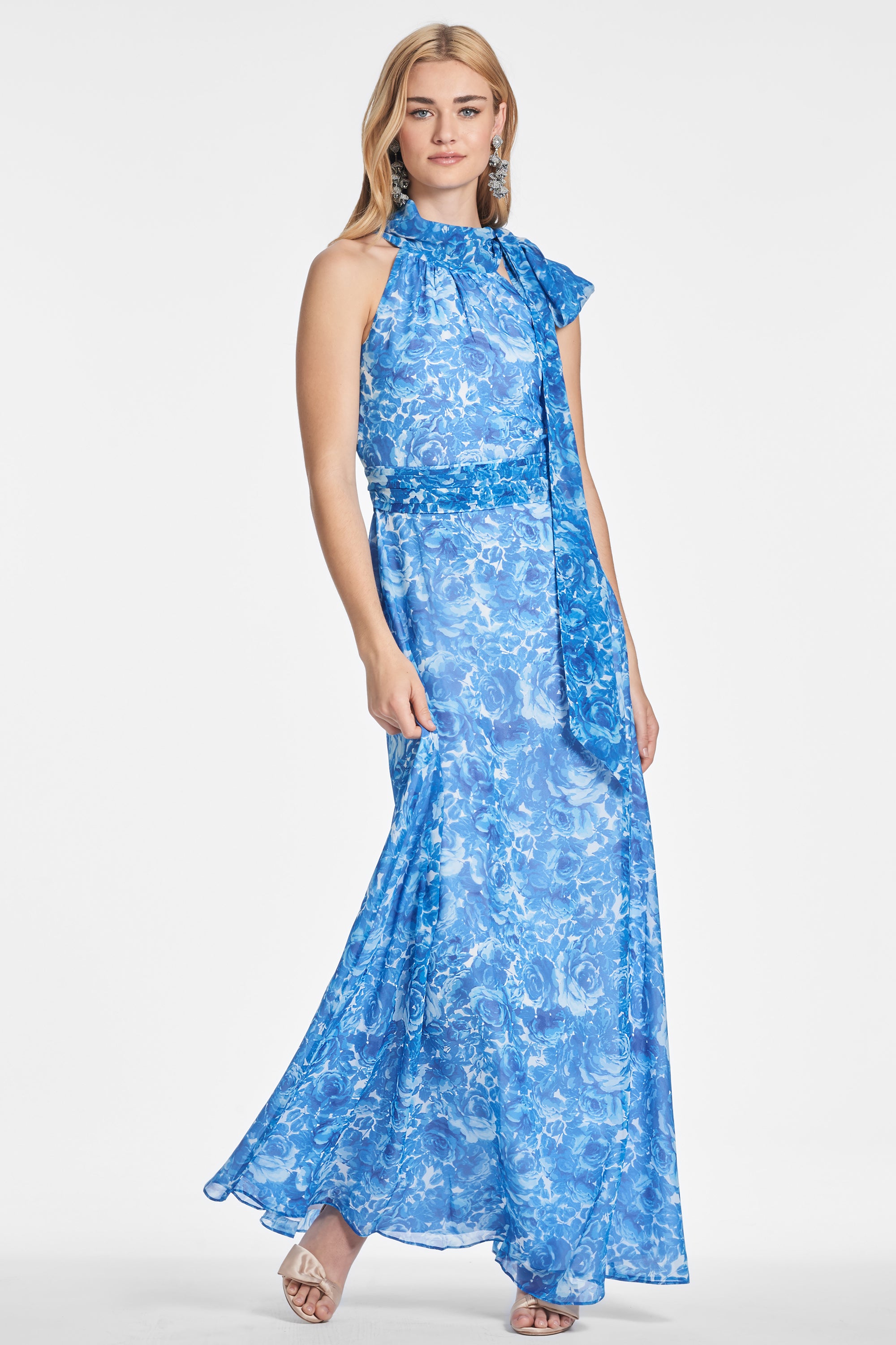 Kayla Gown - Mediterranean Blooms - Final Sale