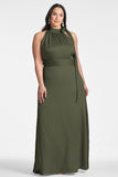 Kayla Gown - Moss Green - Final Sale