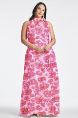 Kayla Gown - Pink Fantasia Bloom