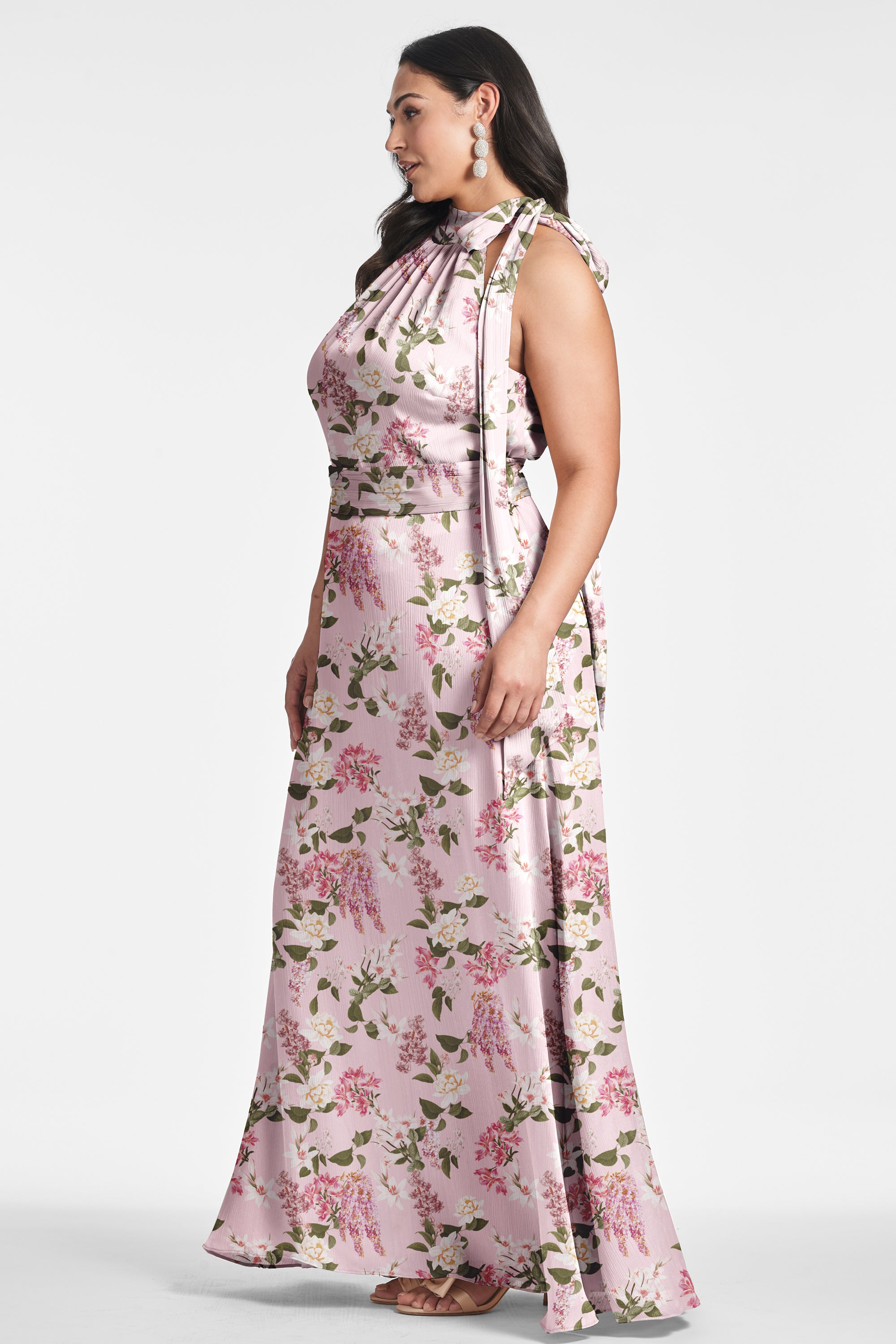 Kayla Gown - Pink Pearl Wisteria - Final Sale