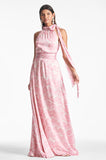 Kayla Gown - Rouge Damask Rose - Final Sale