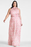 Kayla Gown - Rouge Damask Rose - Final Sale