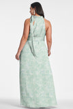 Kayla Gown - Sage Painted Floral