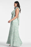 Kayla Gown - Sage Painted Floral