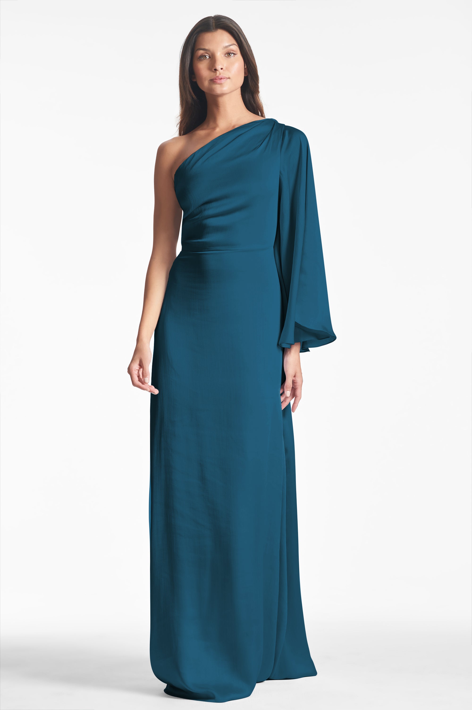 Keely Gown - Bottle Green - Final Sale