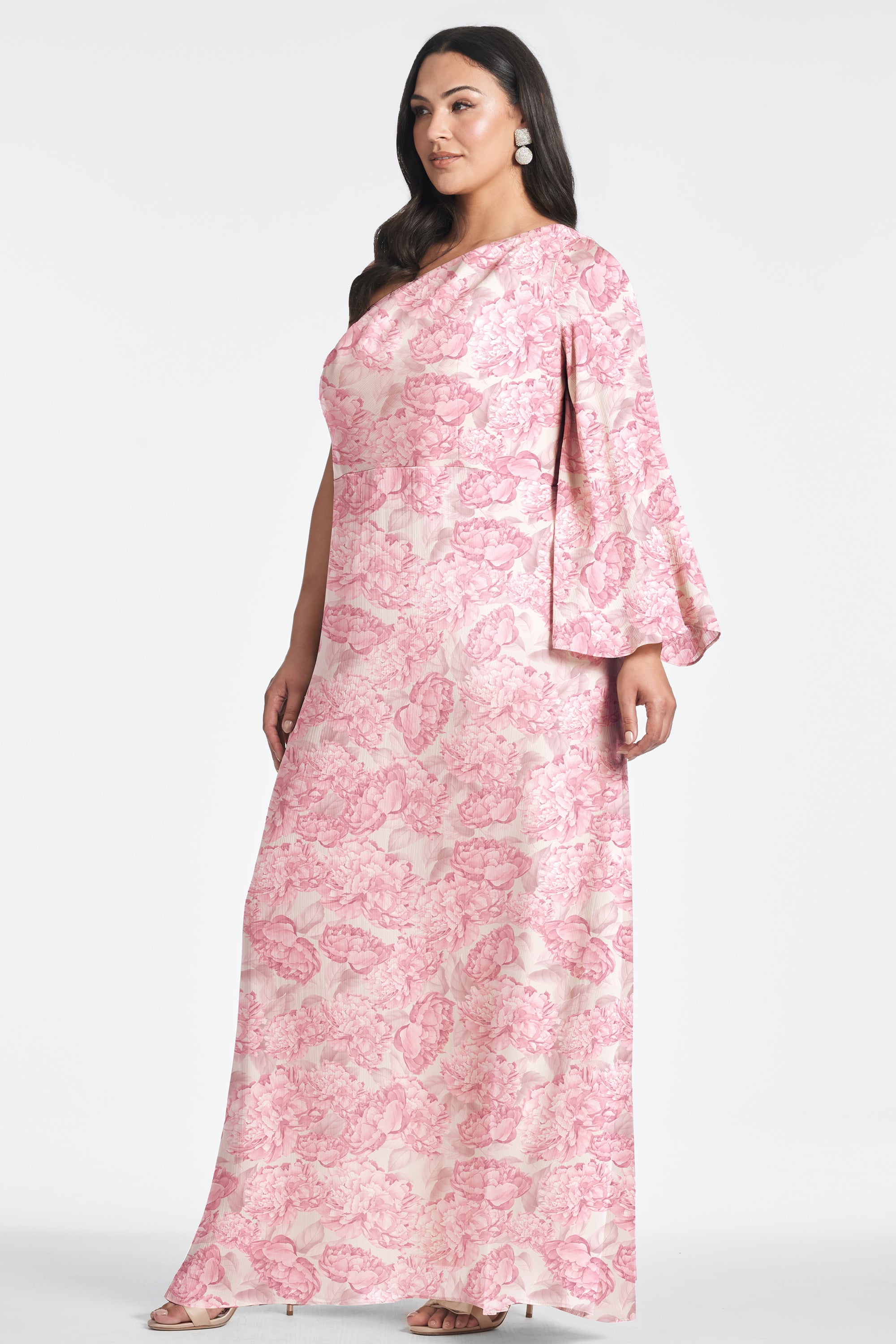 Keely Gown - Rouge Damask Rose - Final Sale