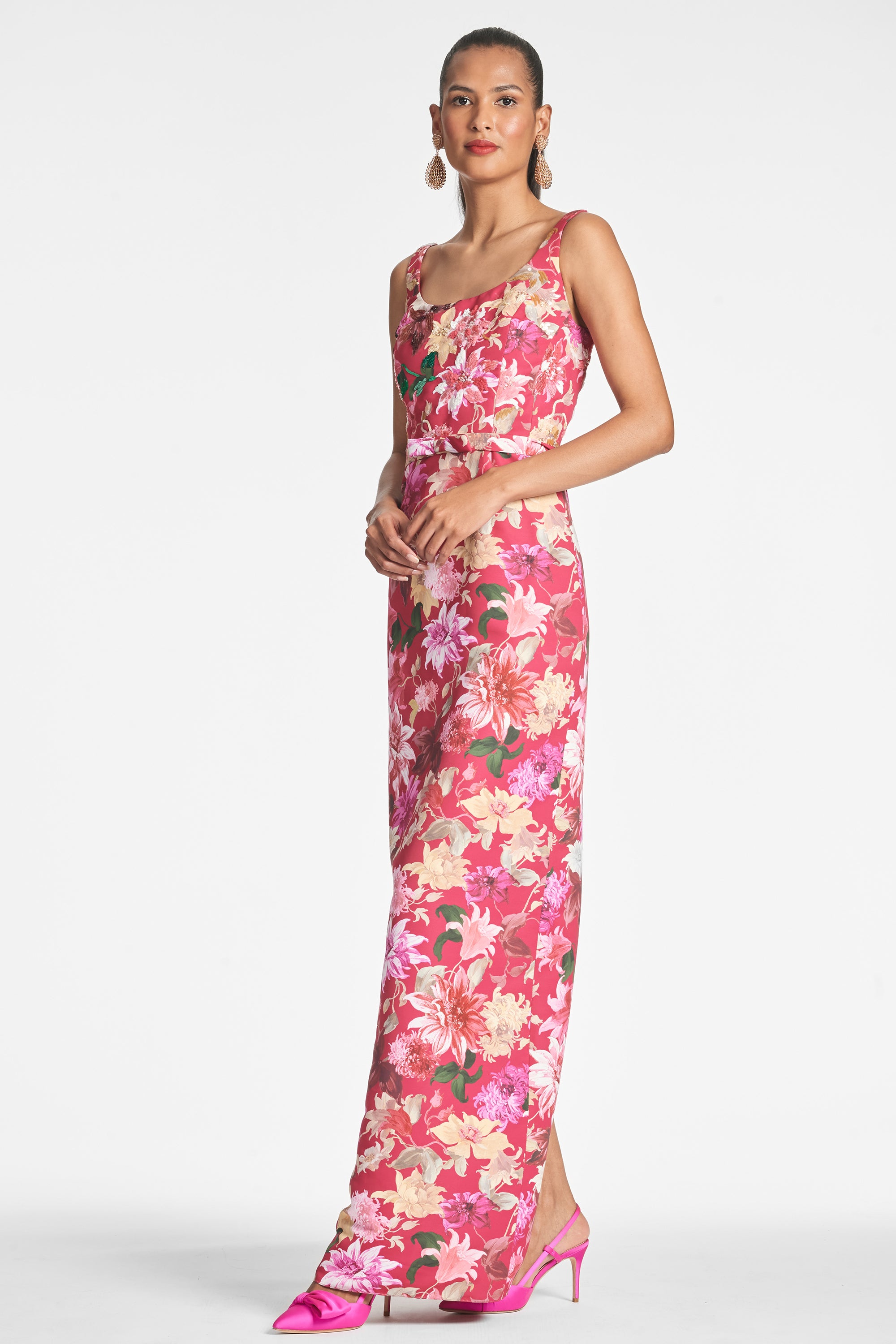 Lana Gown - Deep Pink Dahlia