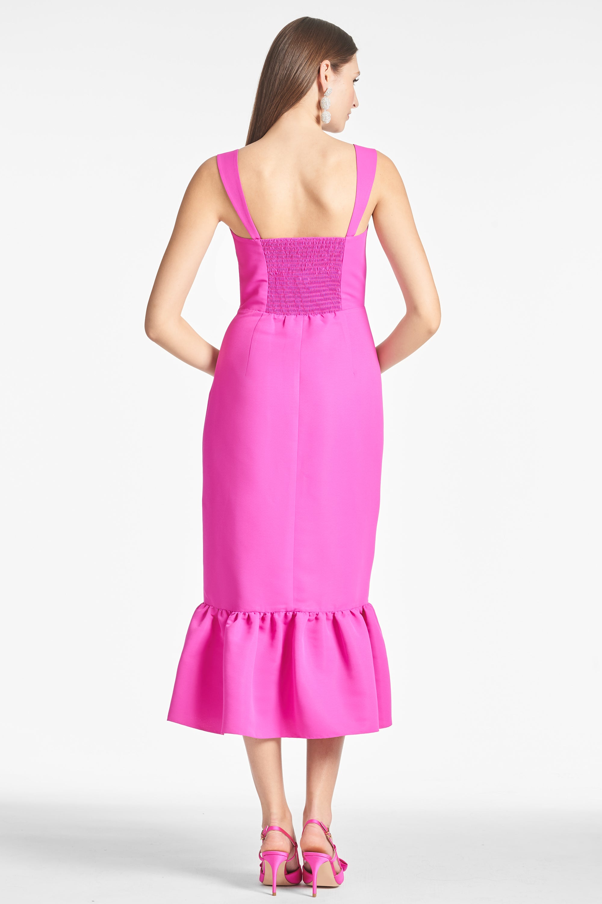 Laura Dress - Cerise - Final Sale