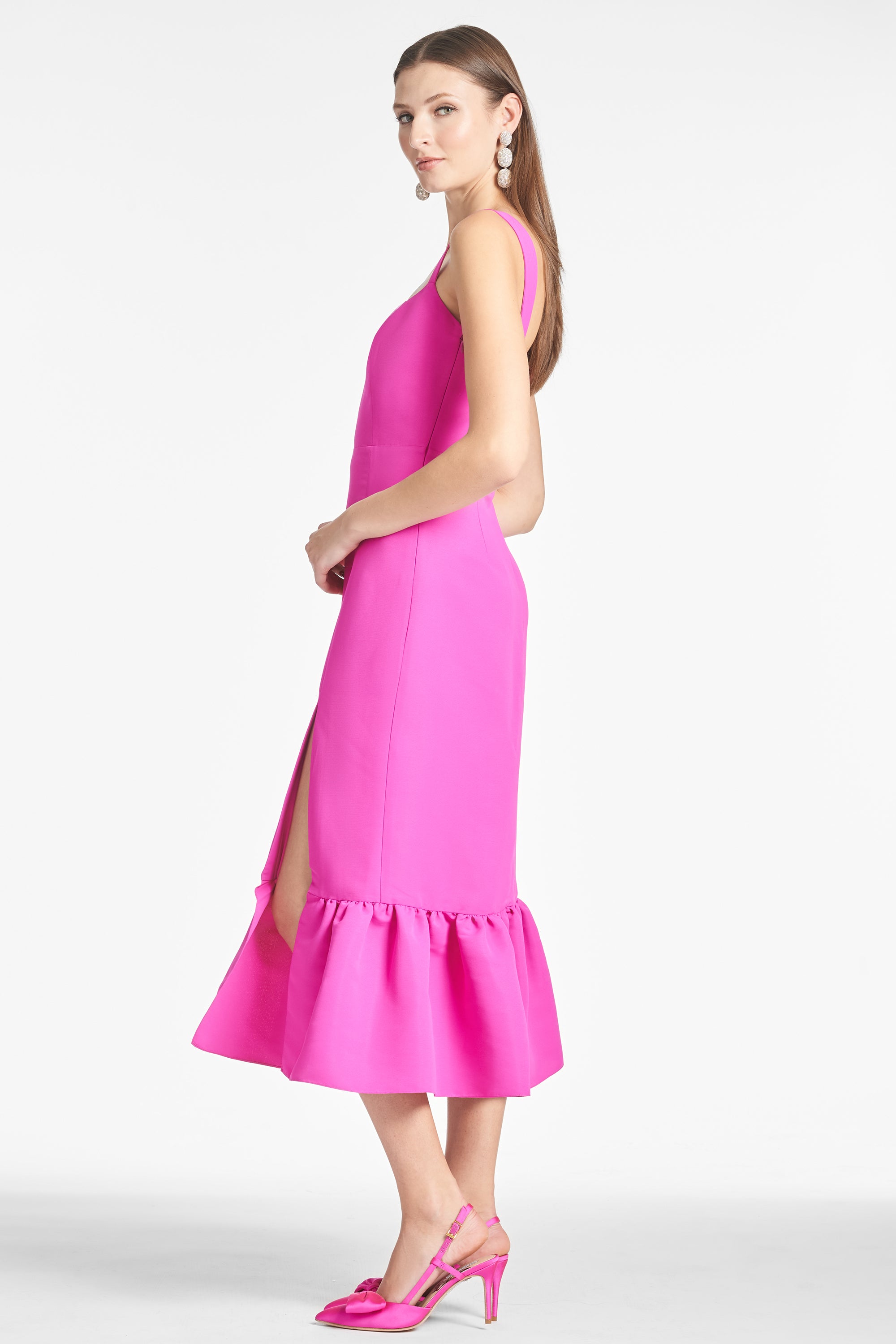 Laura Dress - Cerise - Final Sale