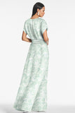 Leah Gown - Sage Painted Floral - Final Sale