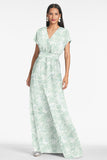 Leah Gown - Sage Painted Floral - Final Sale