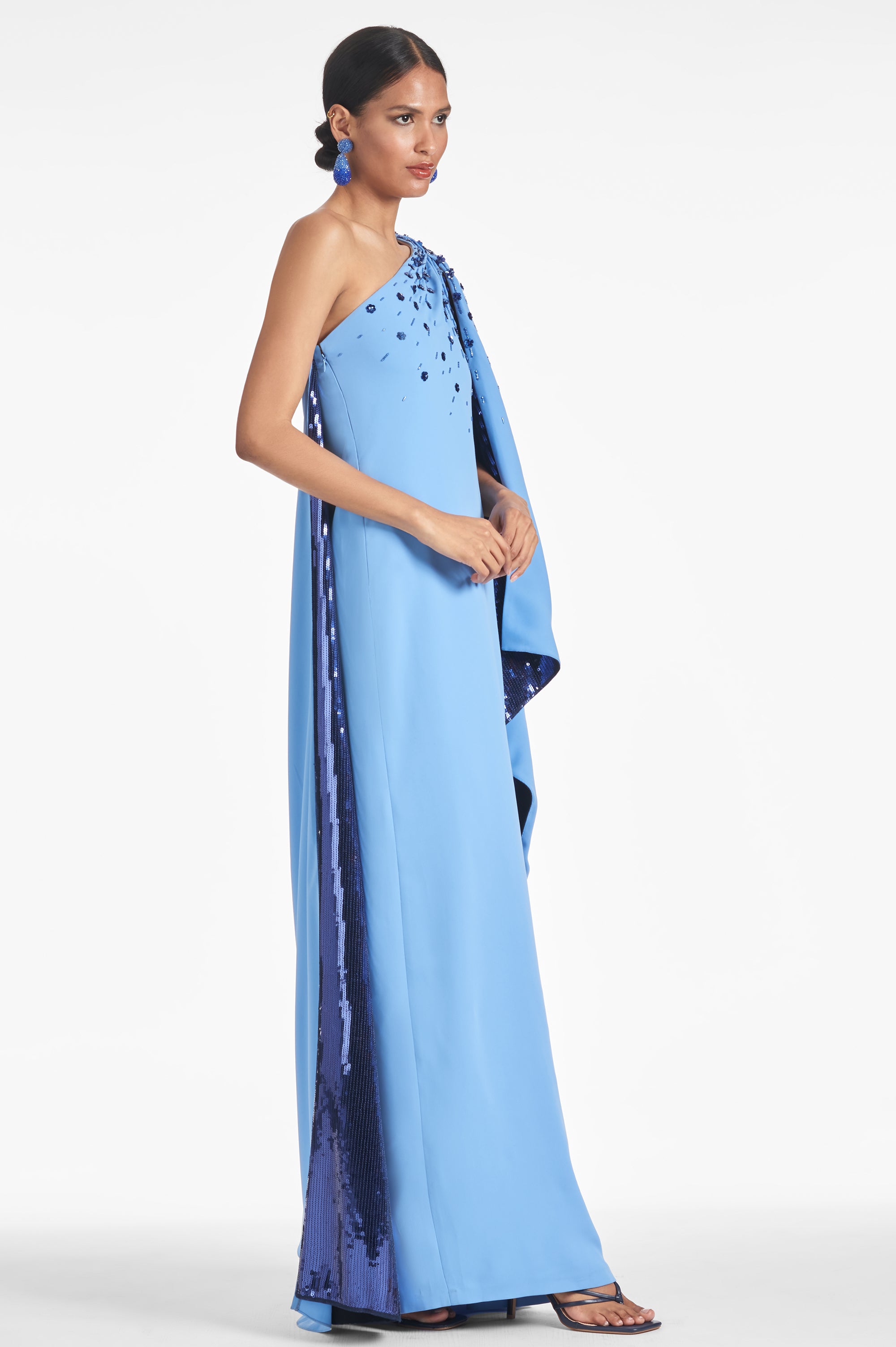 Leila Gown - Periwinkle/Sapphire