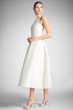 Leighton Skirt - Off White - Mikado