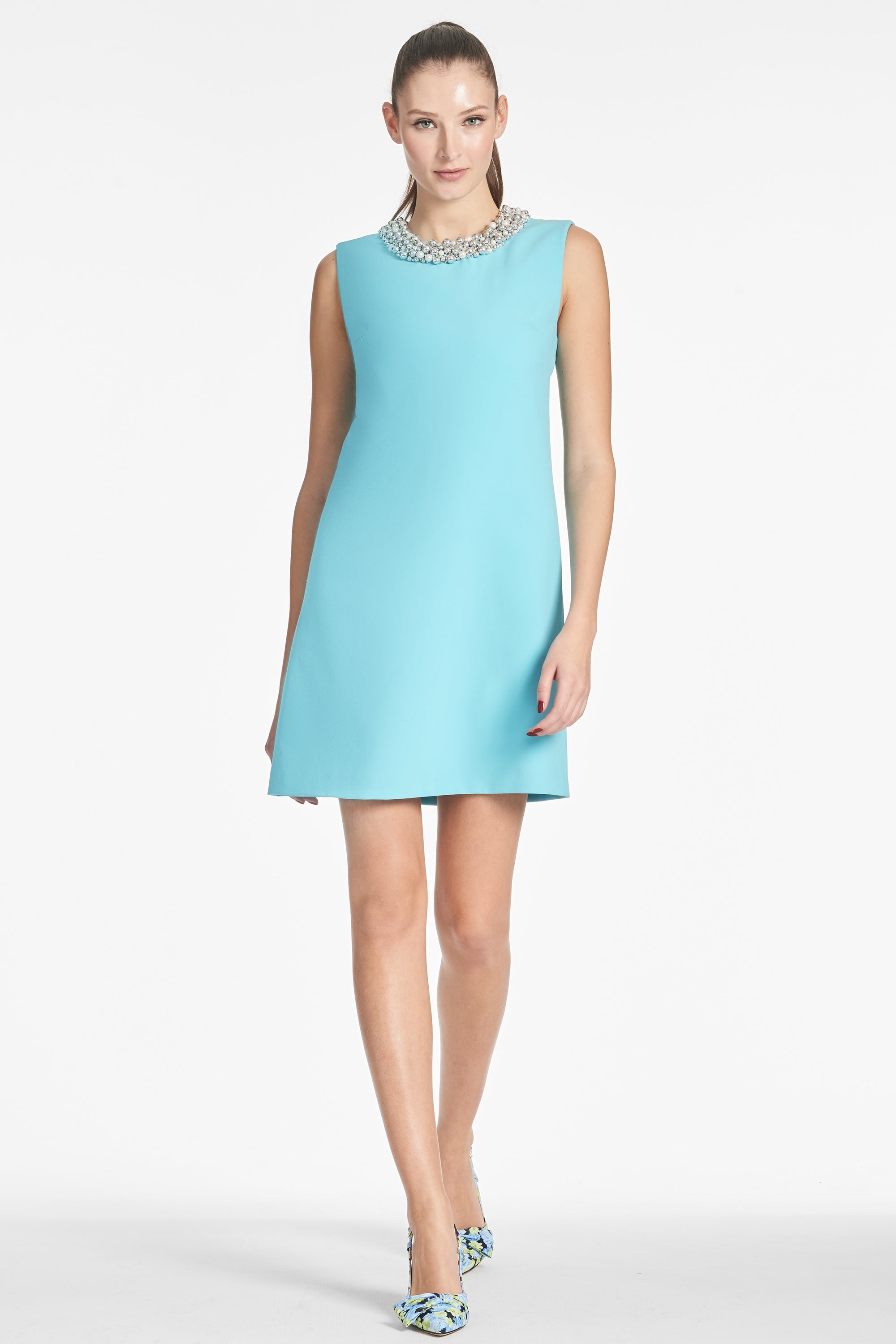 Liz Dress - Swiss Blue