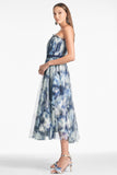 Marni Dress - Blue Ikat Floral - Final Sale