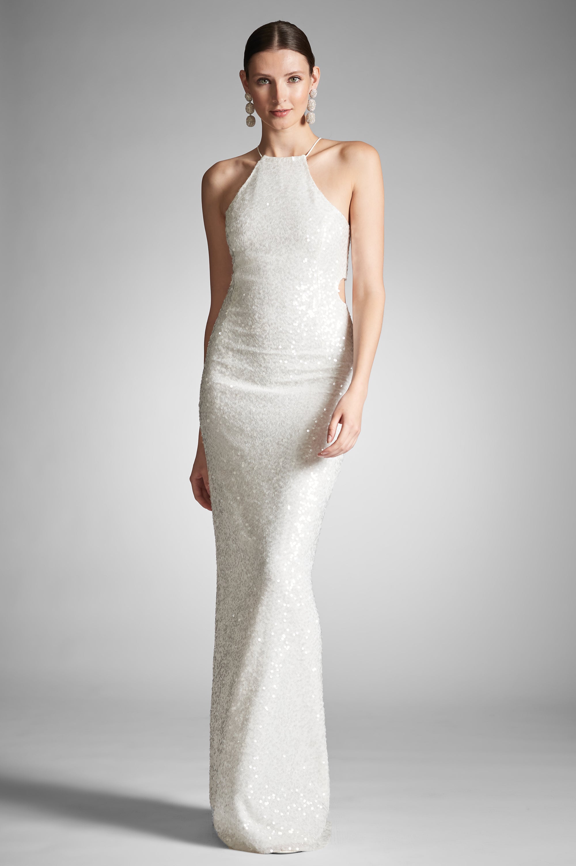 Morgan Gown - Ivory Sequins - Final Sale