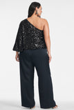 Morgan Top - Black Sequins