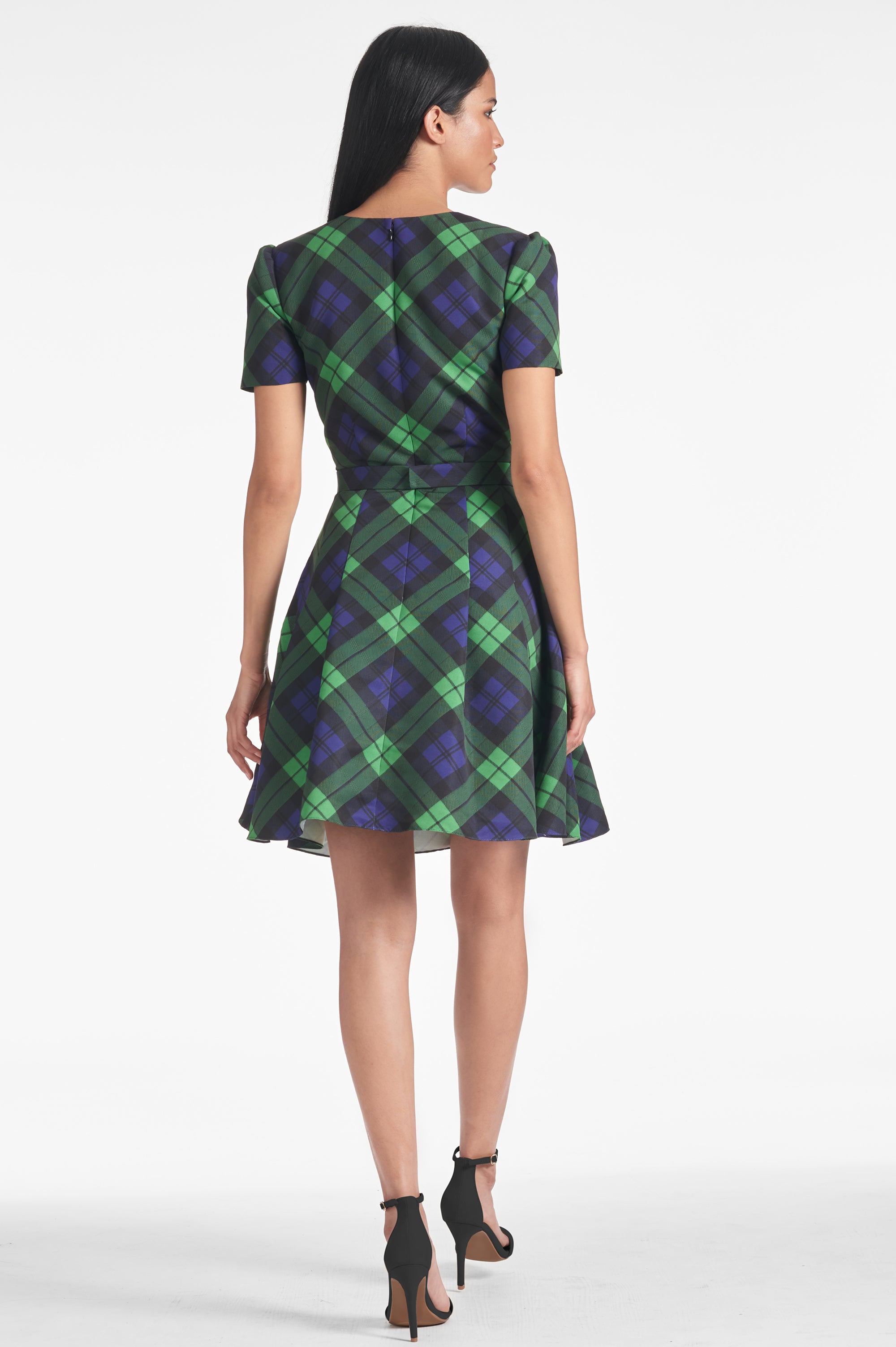 Nicolette Dress - Neo Tartan - Final Sale