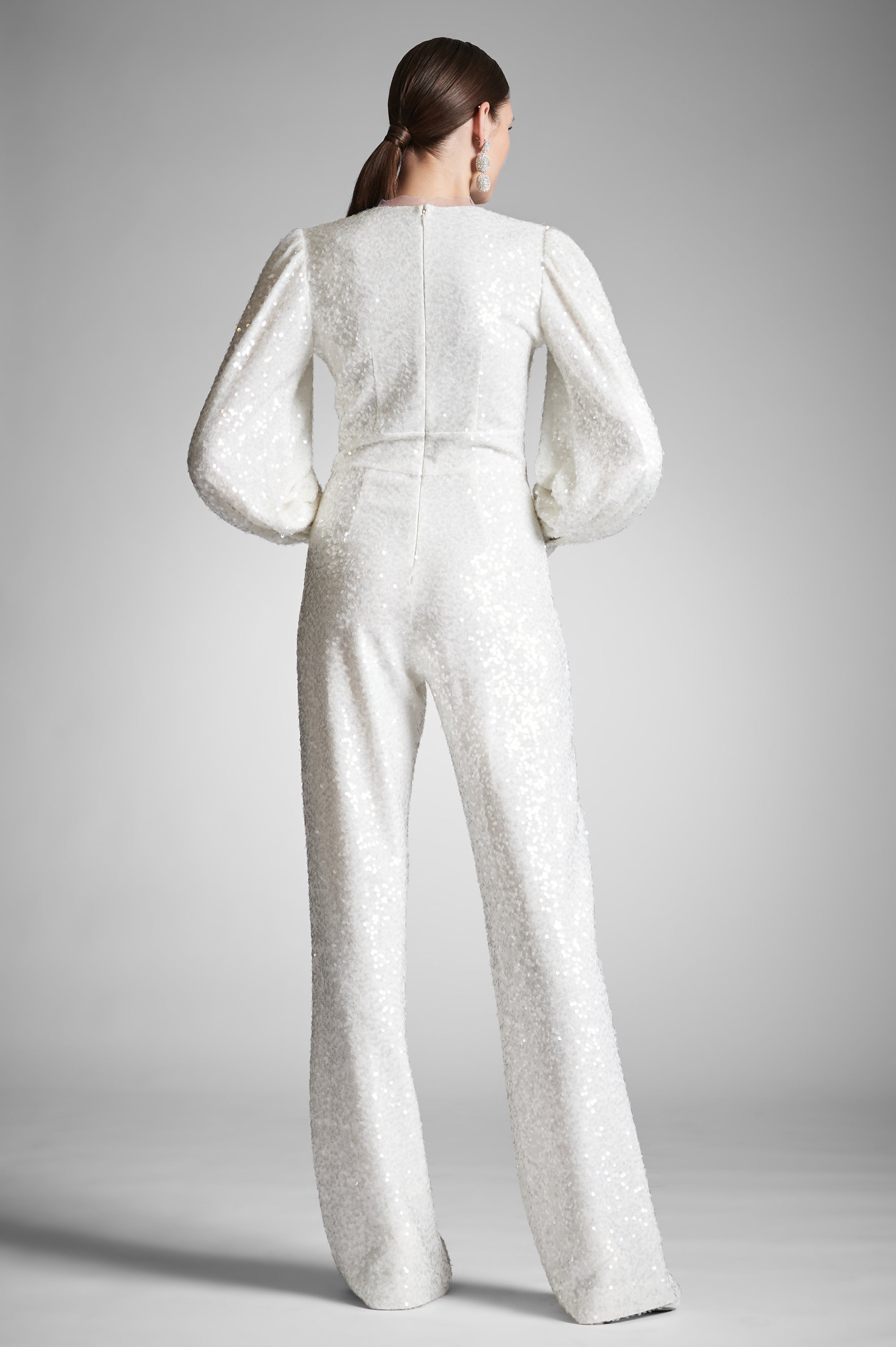 Presly Jumpsuit - Ivory Sequins - Final Sale