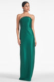 Preston Gown - Emerald - Final Sale