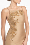 Embellished Pryce Gown - Chestnut Gold