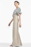 Marlene Gown - Silver/Pewter