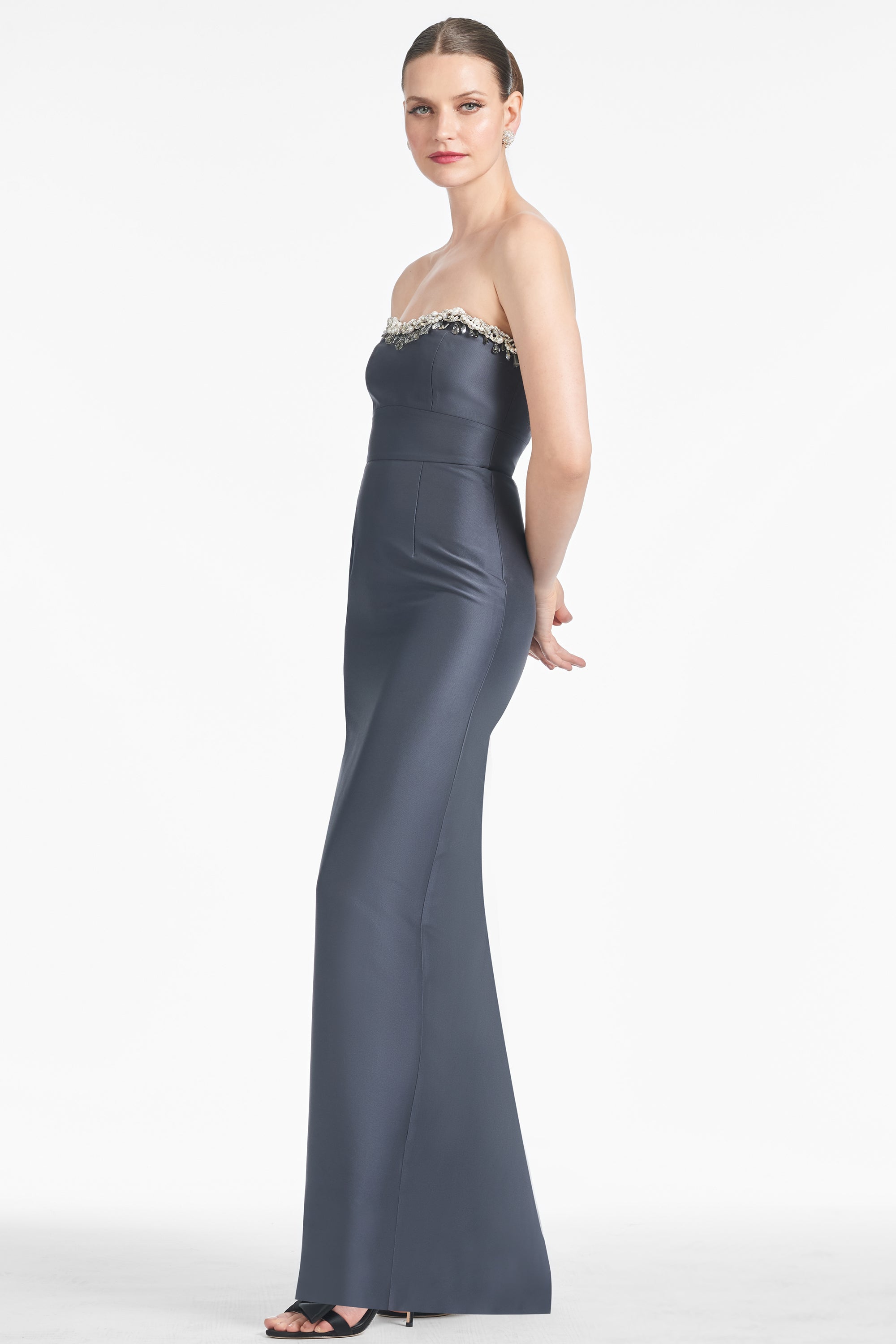 Hedy Gown - Charcoal