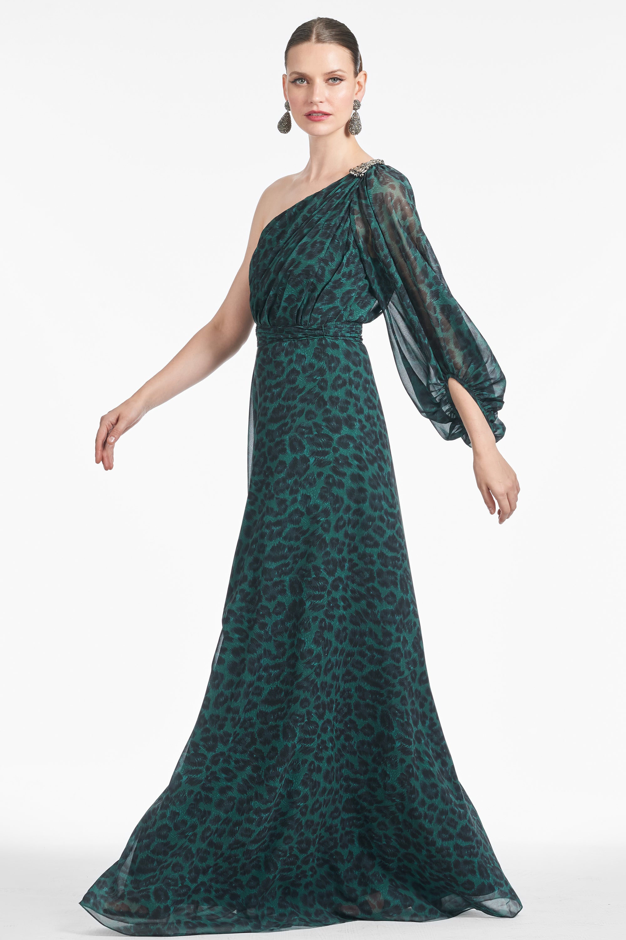 Makayla Gown - Emerald Big Cat